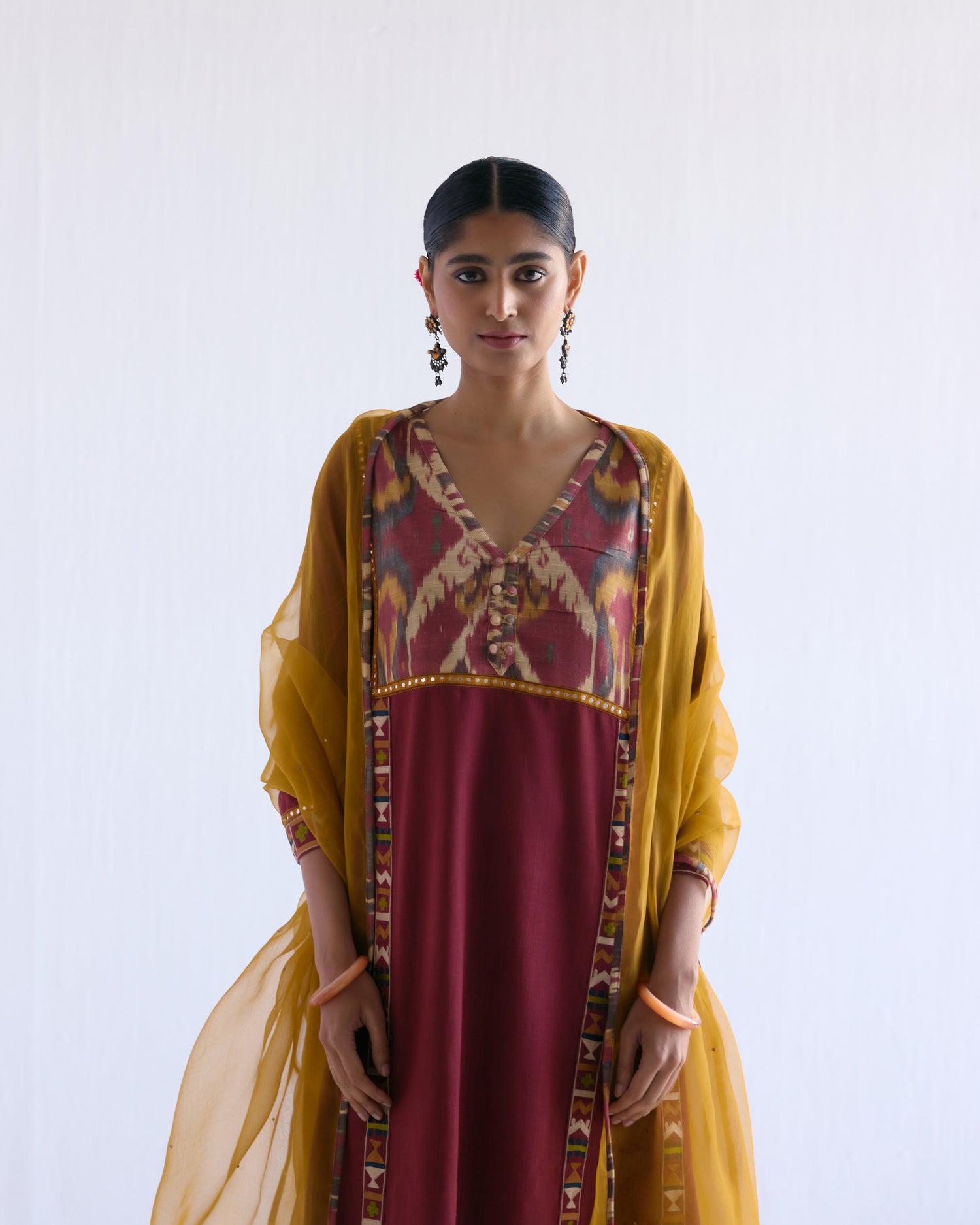 Tulsi Dupatta Mustard (9097215344939)