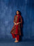 Rozana Cotton Crinkled Dupatta Red (8913735647531)