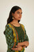 Yoke Kurta Dark Green Off White (8569342558507)