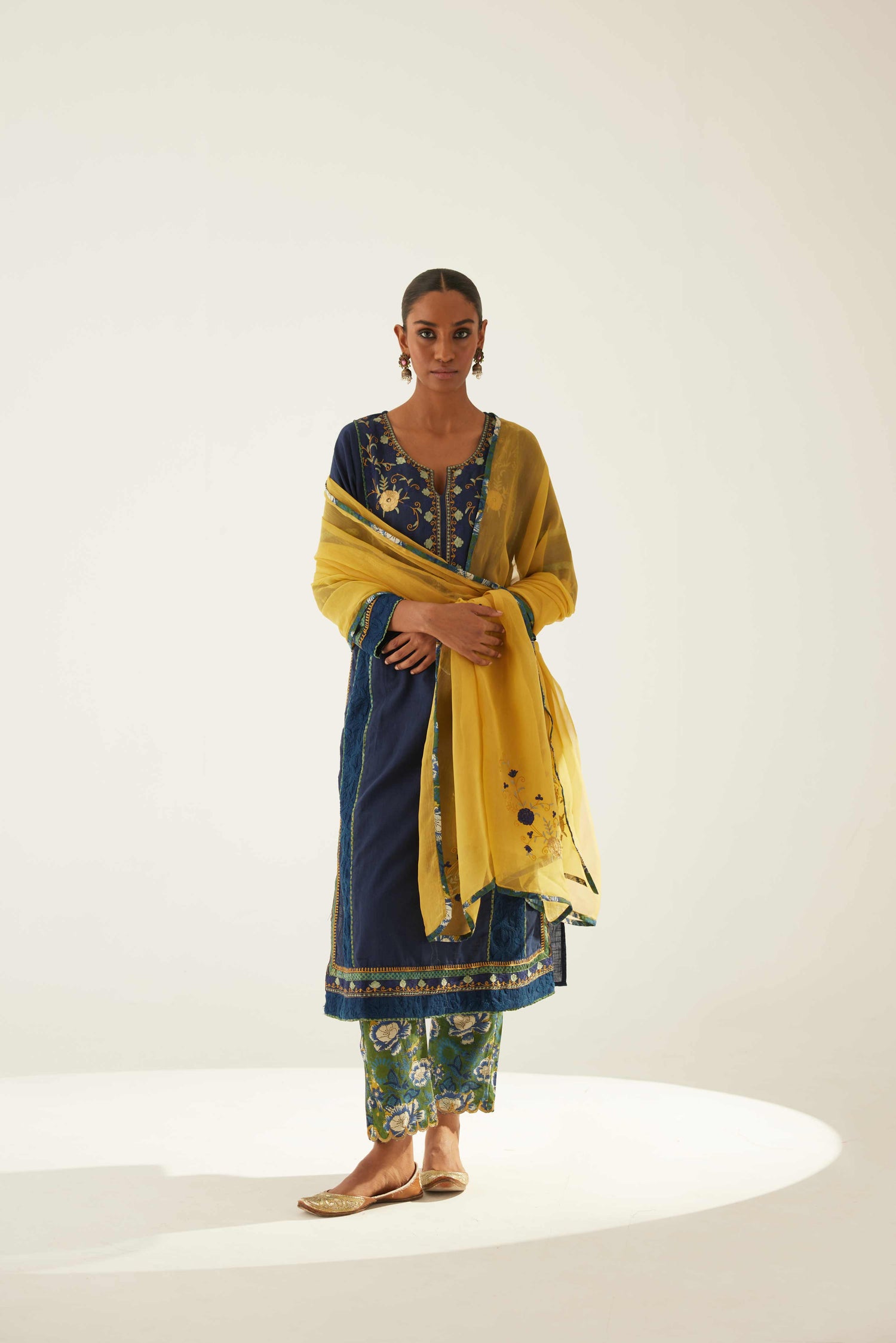 Bagh Dupatta Mustard (8569803964715)