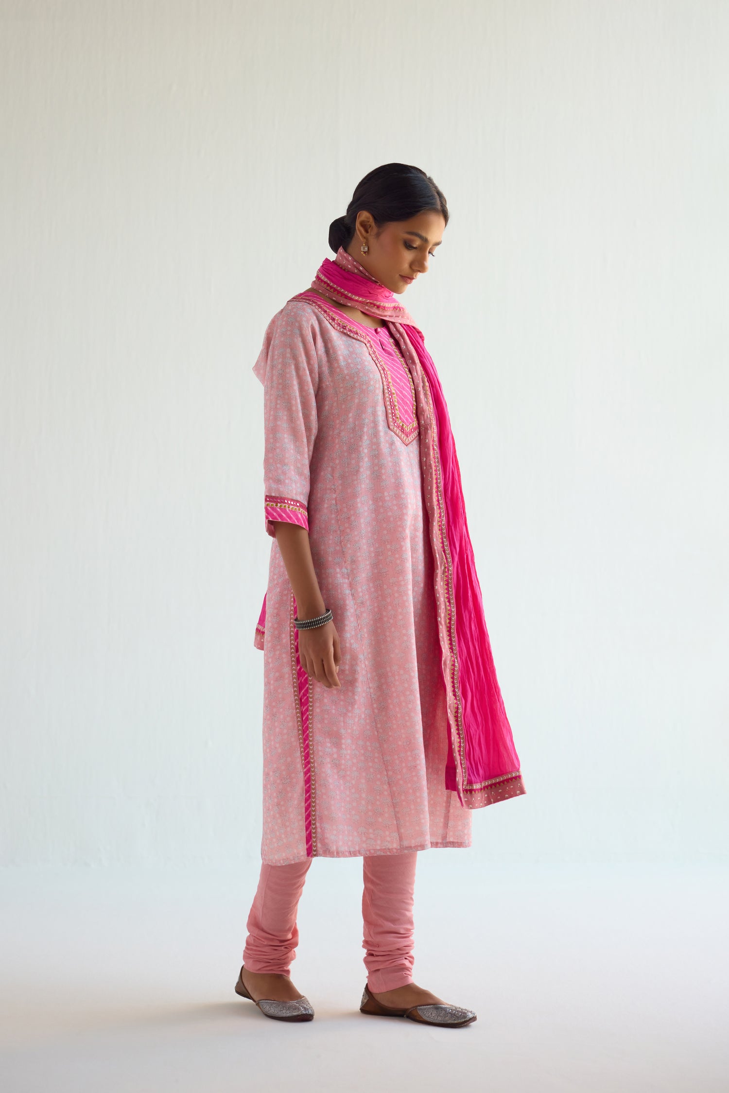 Rozana Churidar Light Pink (9422962065707)