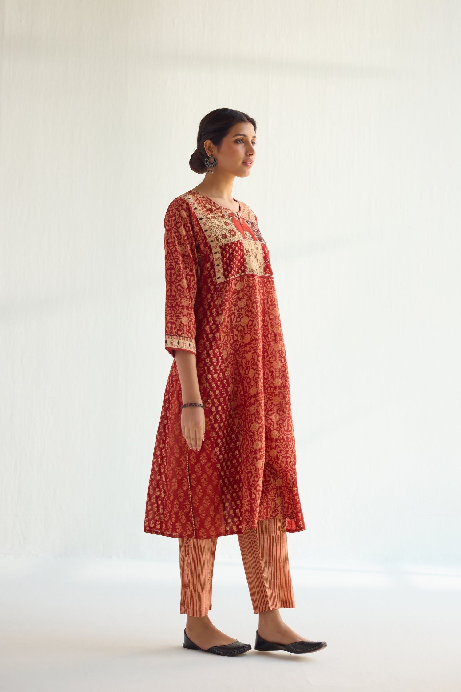 Tulsi Banjara Kurta Maroon (9415190839595)