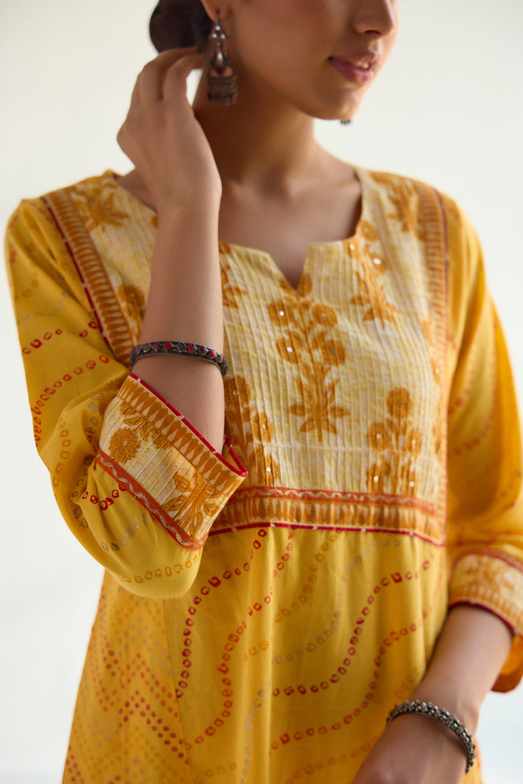 Tulsi Kurta Yellow (9418205593899)