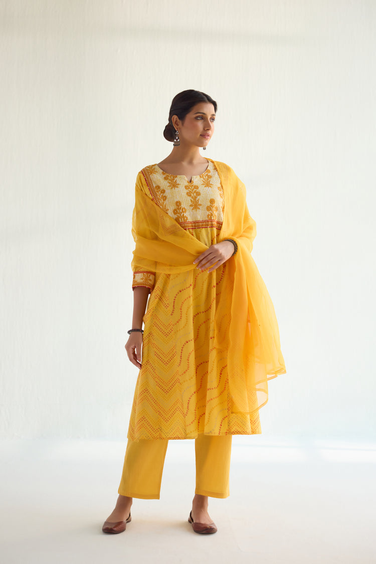 Tulsi Kurta Yellow (9418205593899)