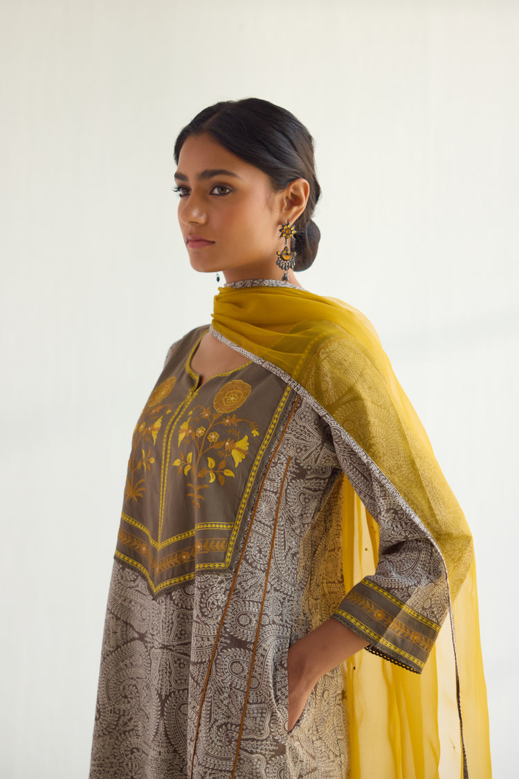 Maitri Dupatta Mustard (9415068385579)