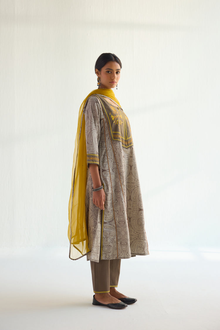 Maitri Dupatta Mustard (9415068385579)