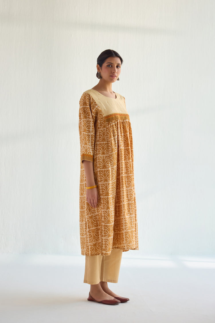 Banjara Kurta Mustard (9418292134187)