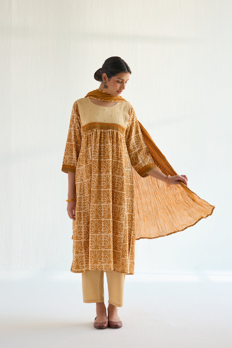 Banjara Kurta Mustard (9418292134187)