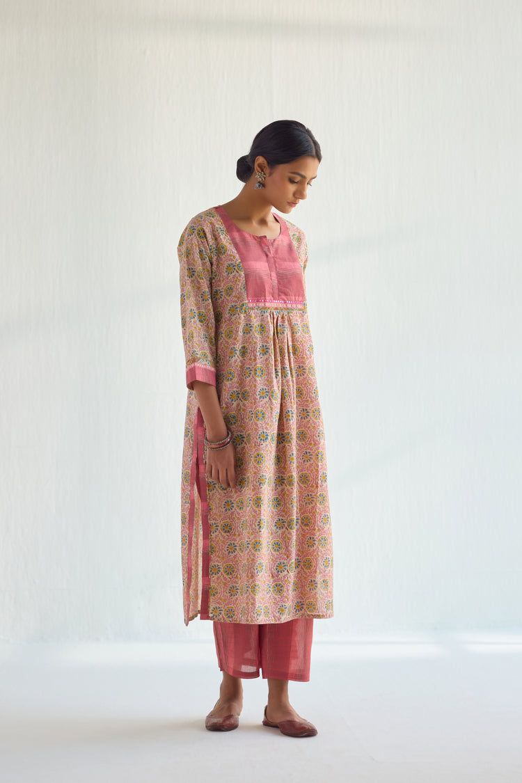 Anandi Kurta Beige Blush (9451331551531)