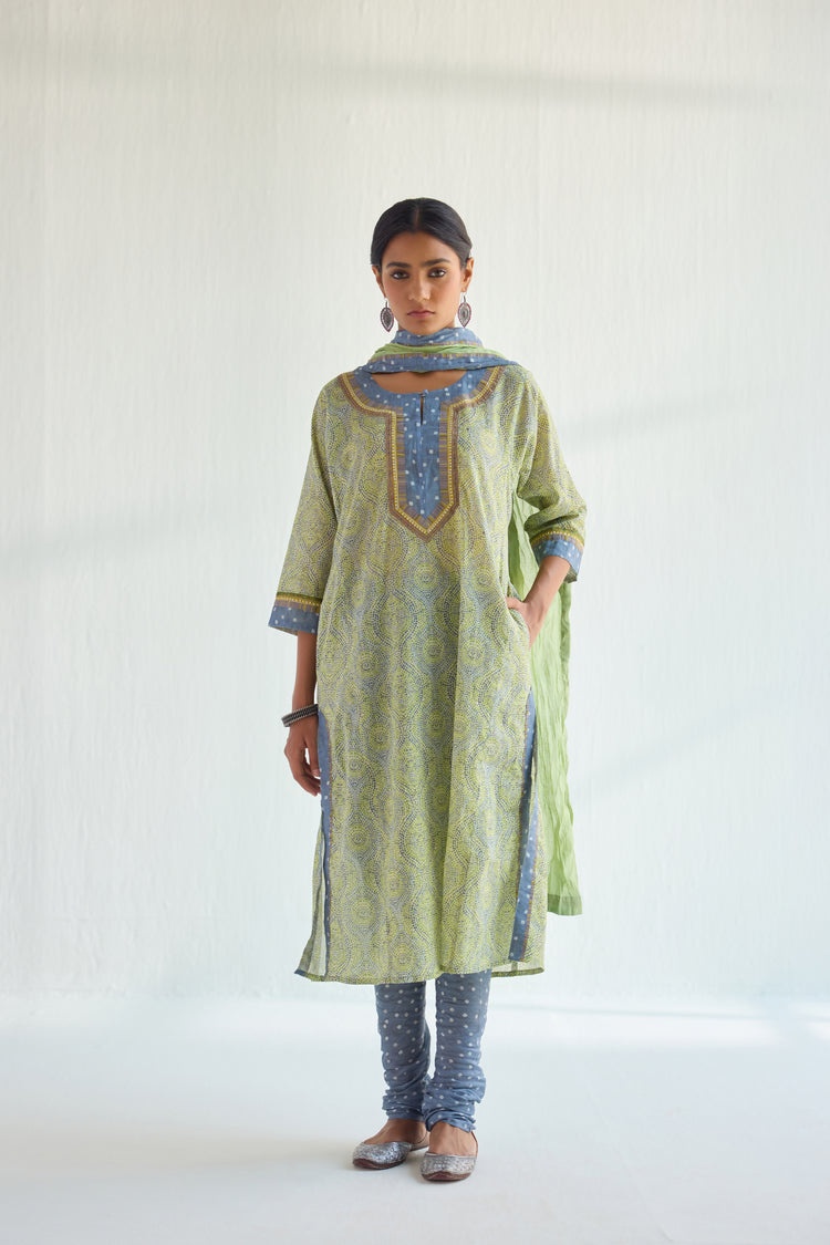 Rozana Dupatta Pista Green (9419261706539)