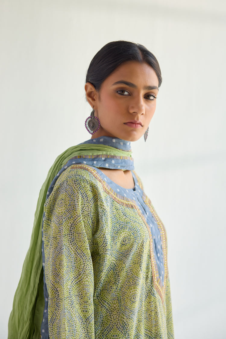 Rozana Dupatta Pista Green (9419261706539)