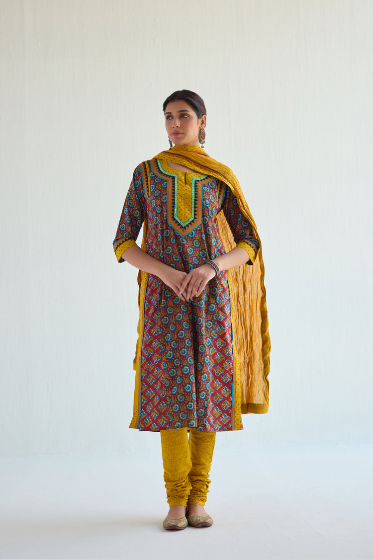 Rozana Dupatta Musturd (9419199480107)