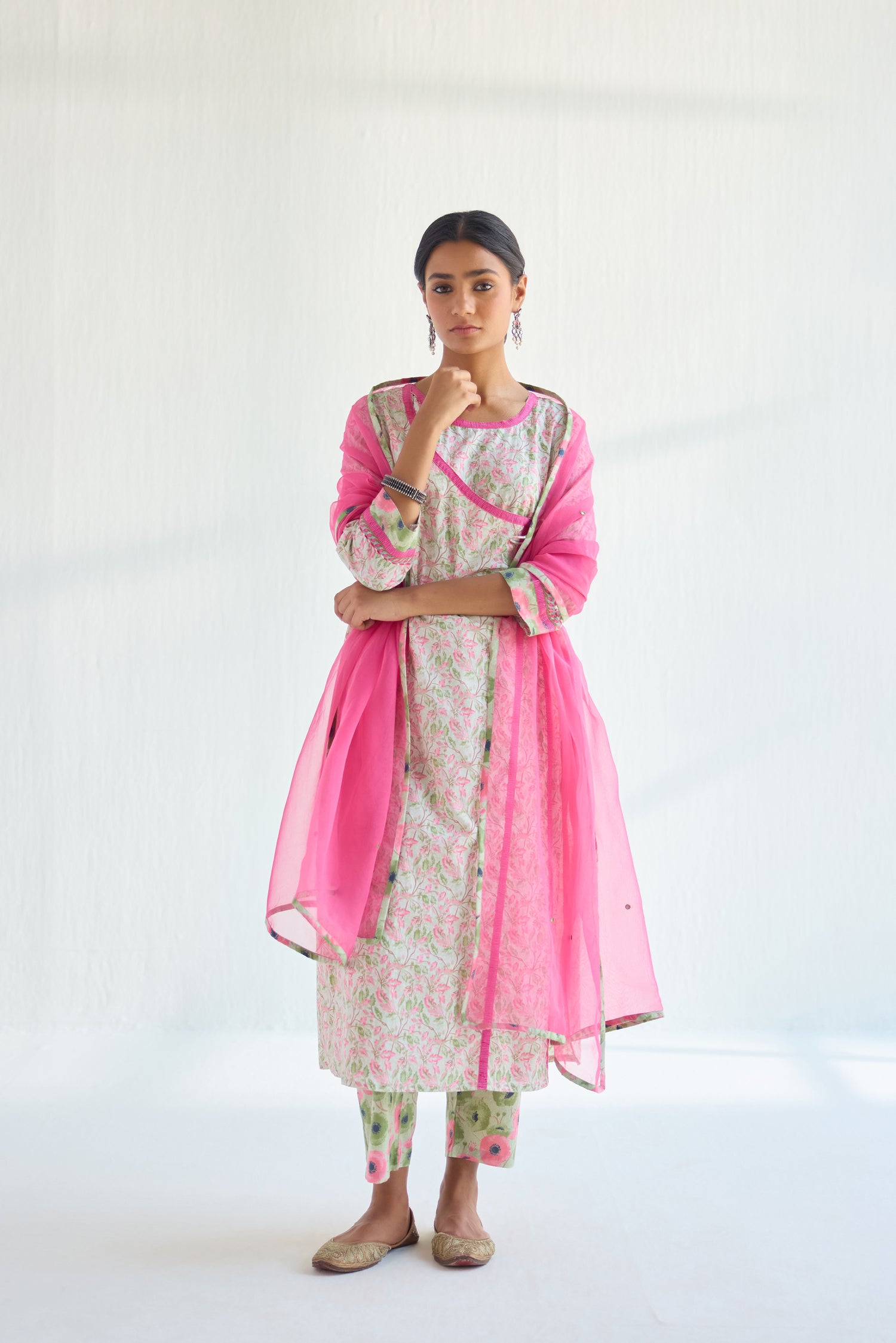 Angrakha Dupatta Pink (9418359013675)