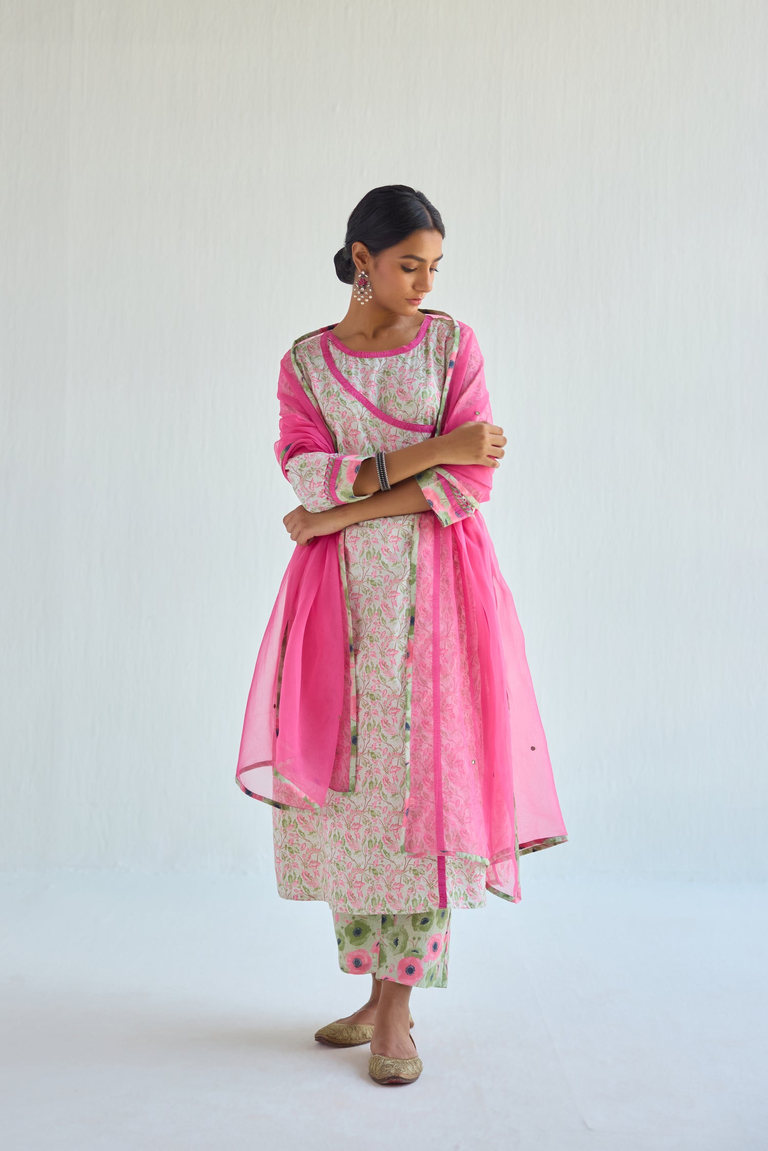 Angrakha Dupatta Pink (9418359013675)