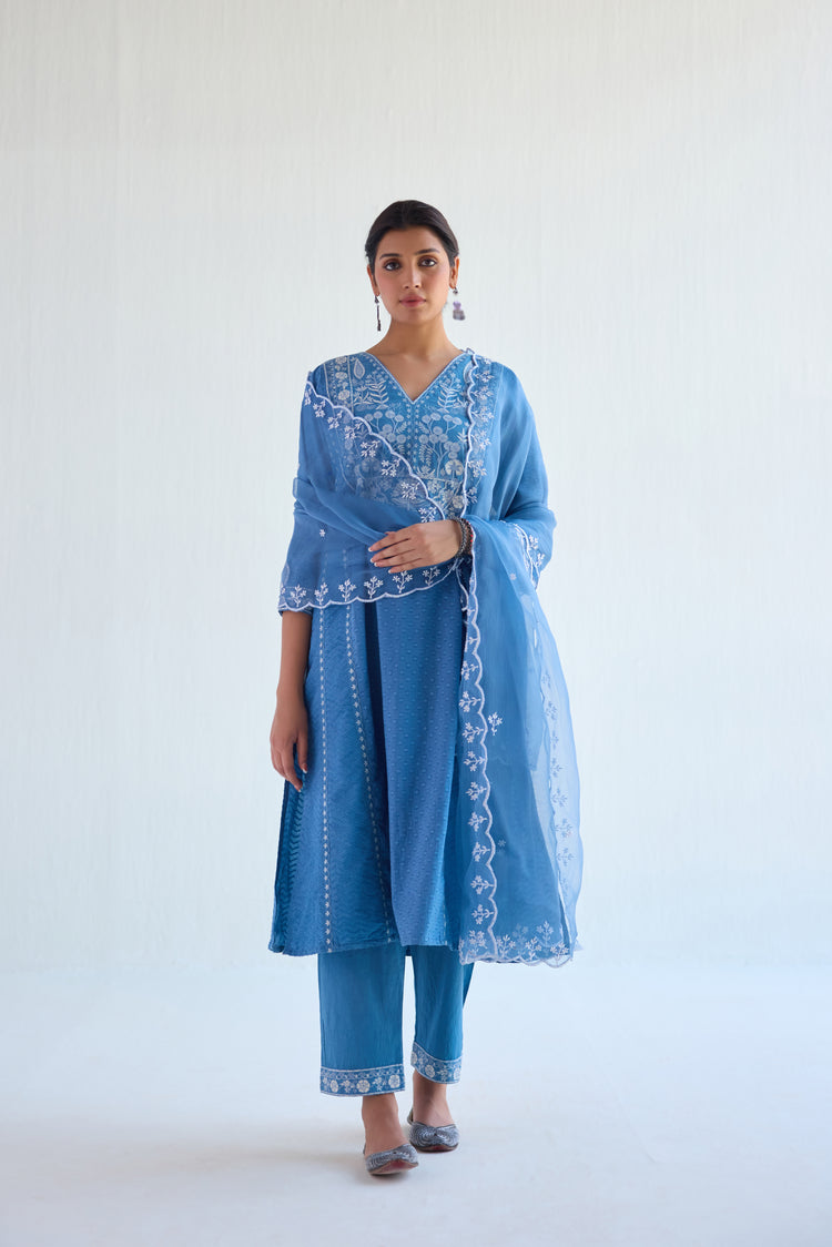 Tulsi Dupatta Light Blue (9416277066027)