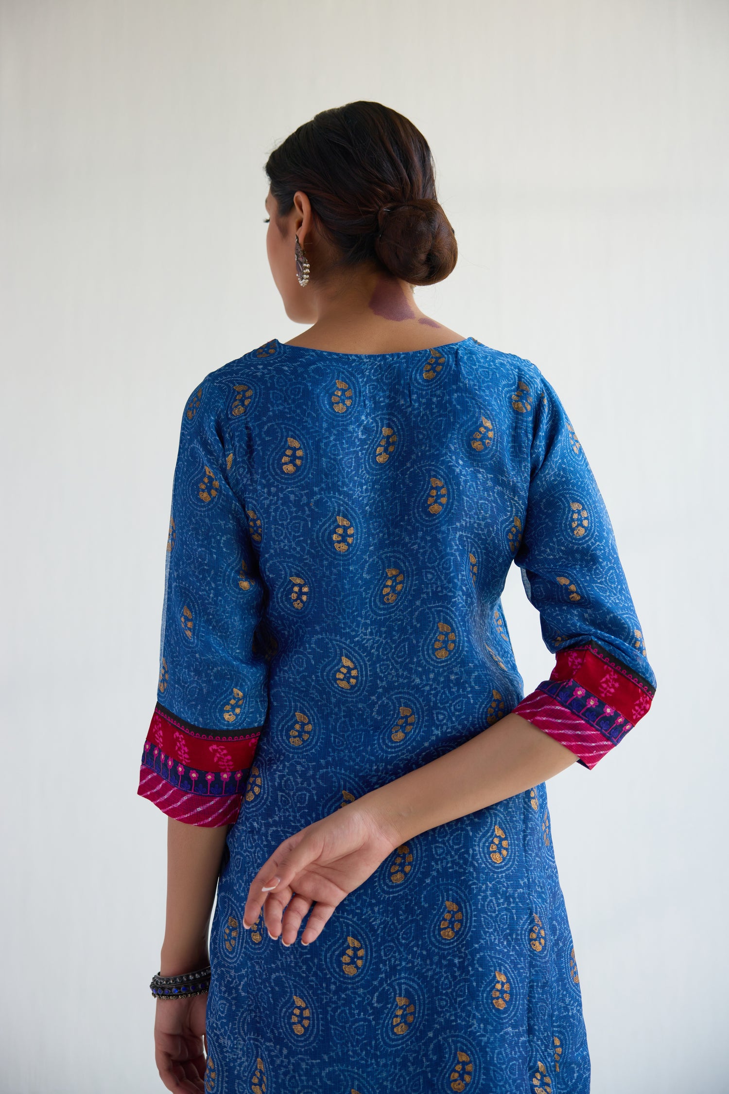 Rozana Kurta Set Blue (Set of 3) (9418759373099)