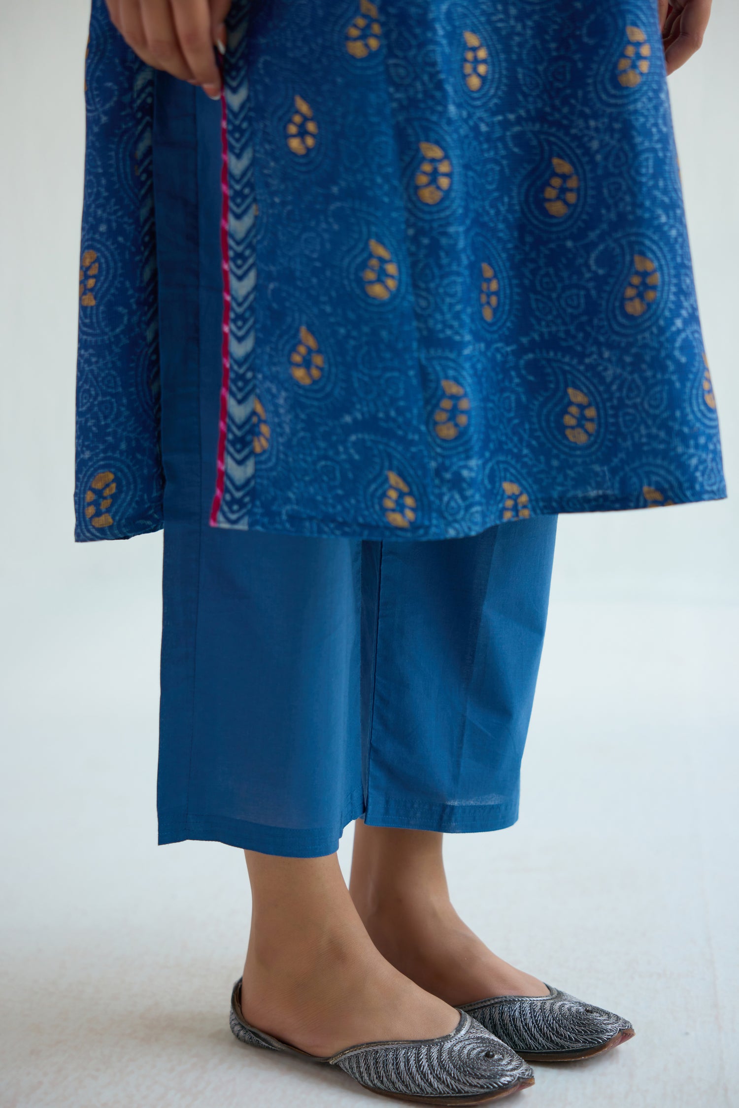 Rozana Kurta Set Blue (Set of 3) (9418759373099)