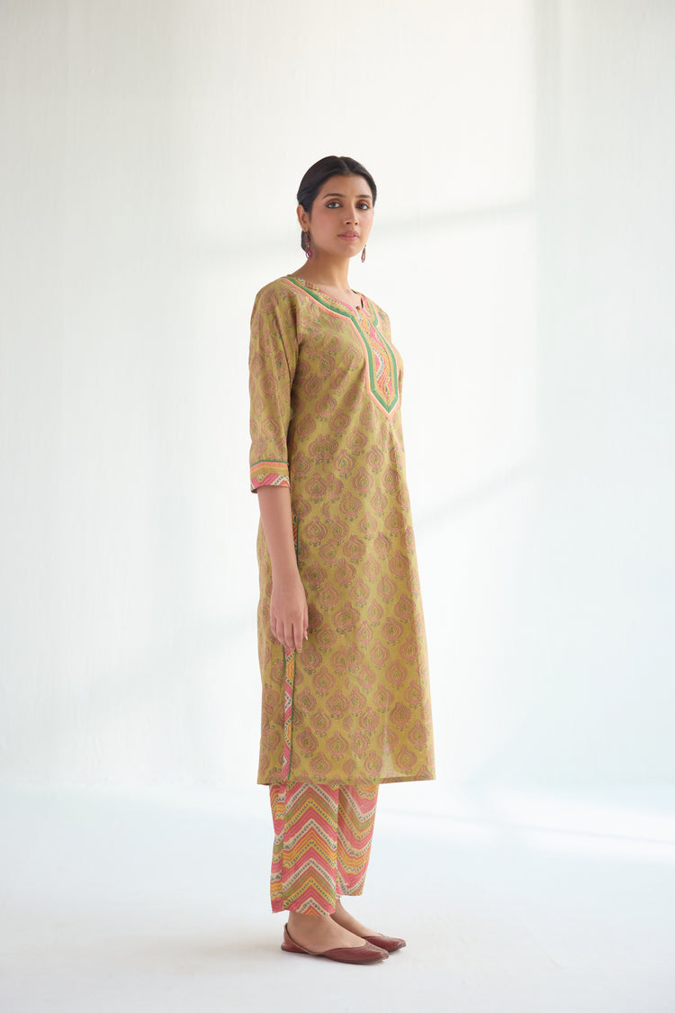 Rozana Kurta Pista Green (9423011152171)