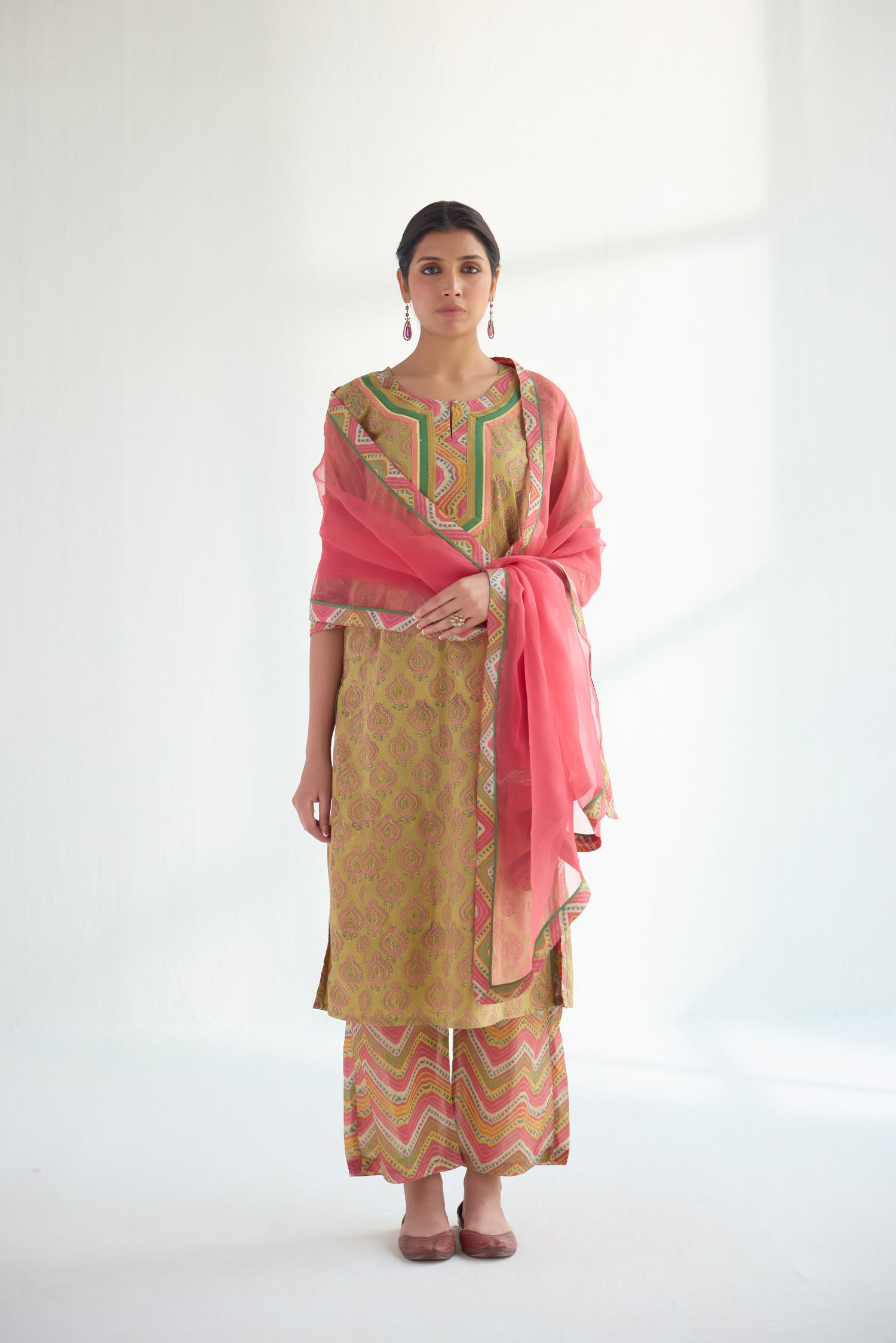 Medh  Dupatta Blush Pink (9423017443627)