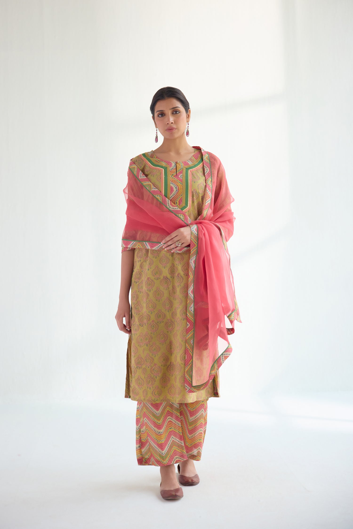 Medh  Dupatta Blush Pink (9423017443627)