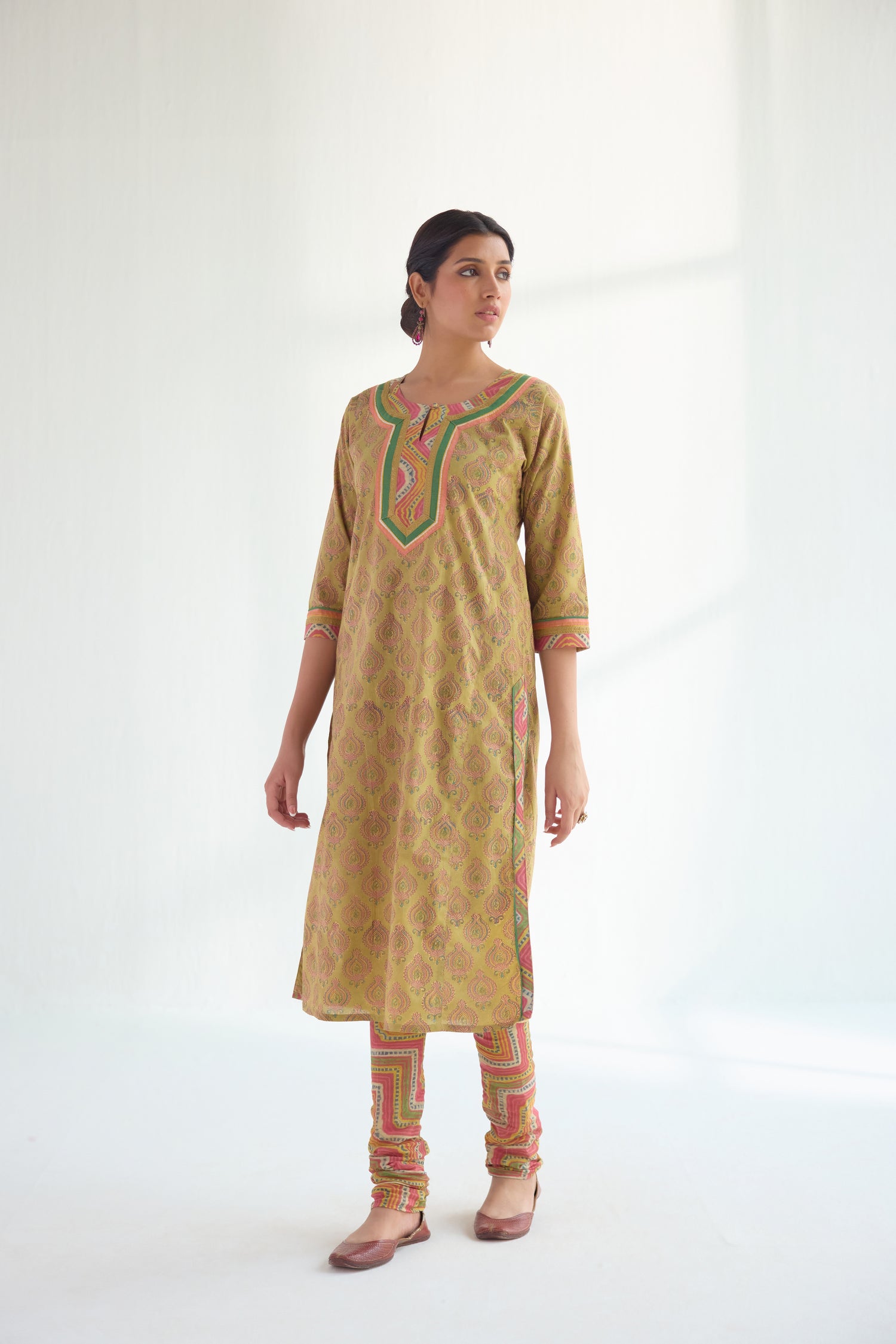 Rozana Kurta Pista Green (9423011152171)