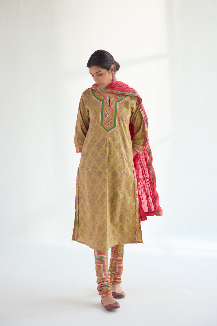 Rozana Kurta Pista Green (9423011152171)