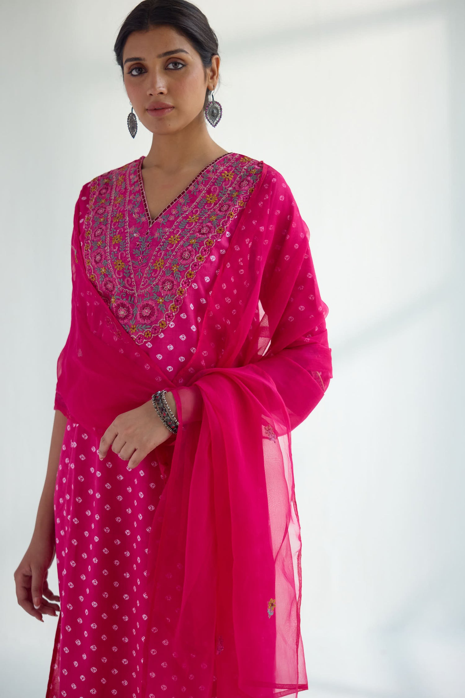 Tulsi Kurta Set Pink (Set of 3) (9418428285227)