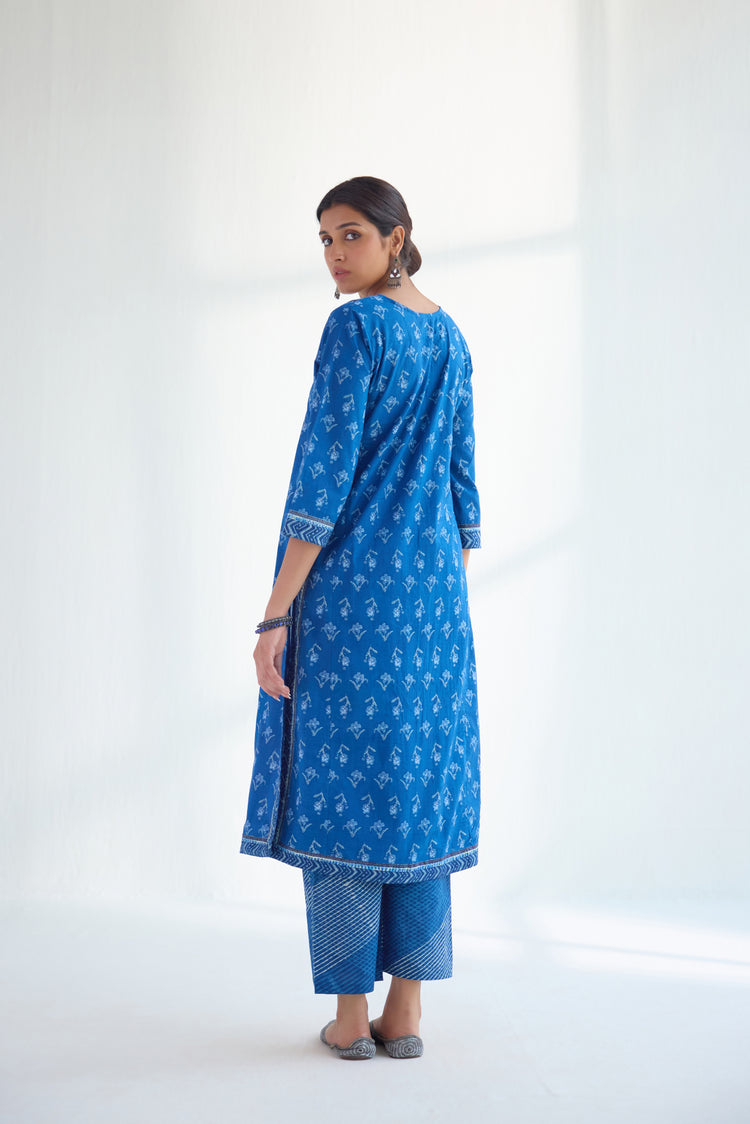 Anu Kurta Indigo White (9476850352427)