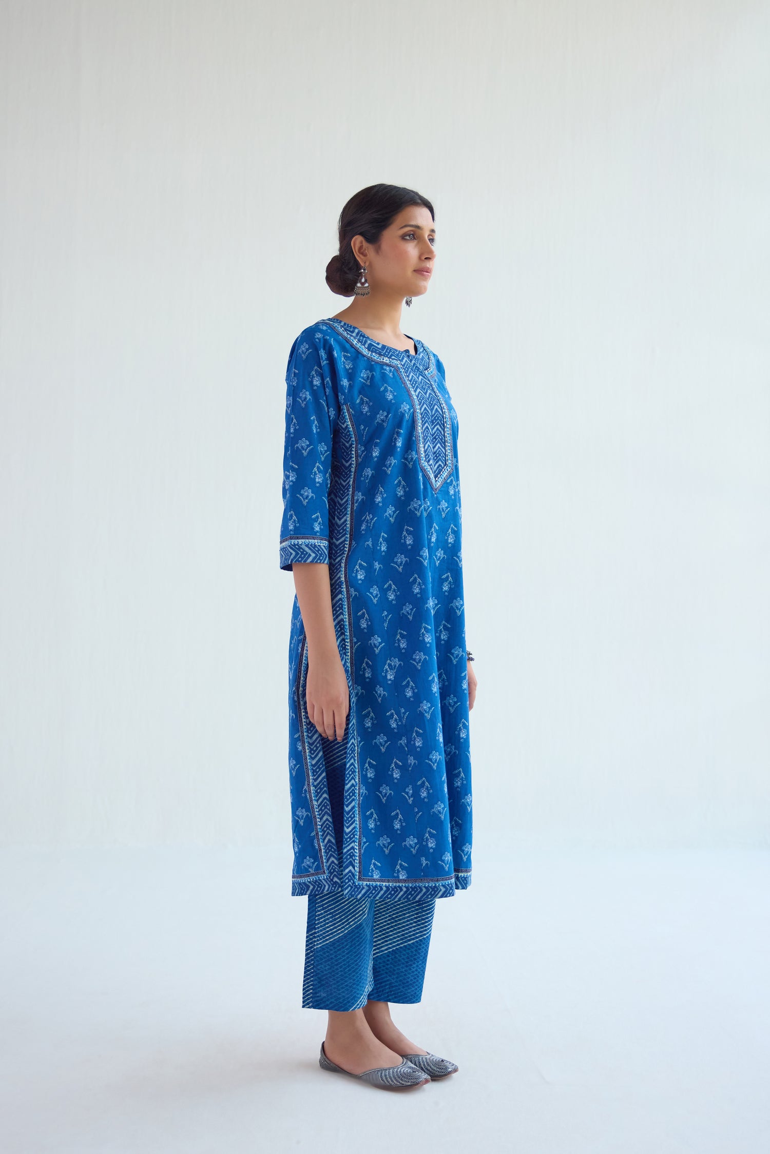 Anu Kurta Indigo White (9476850352427)