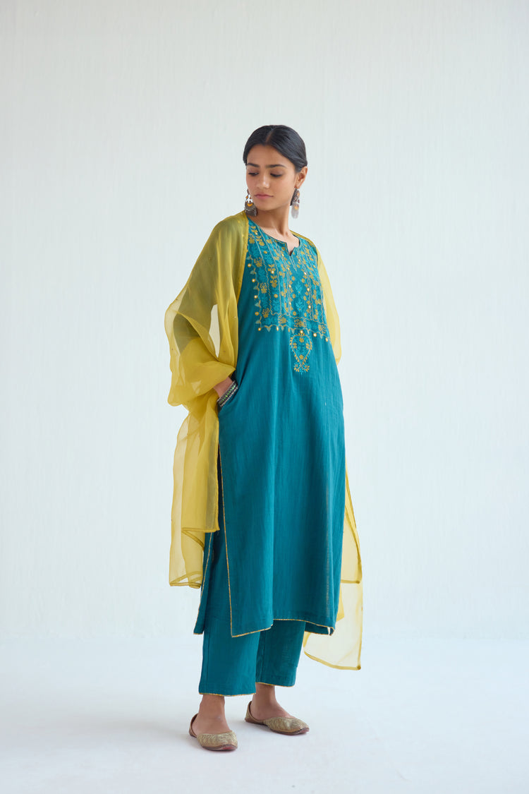 Idaya Dupatta Light Mustard (9411489628459)