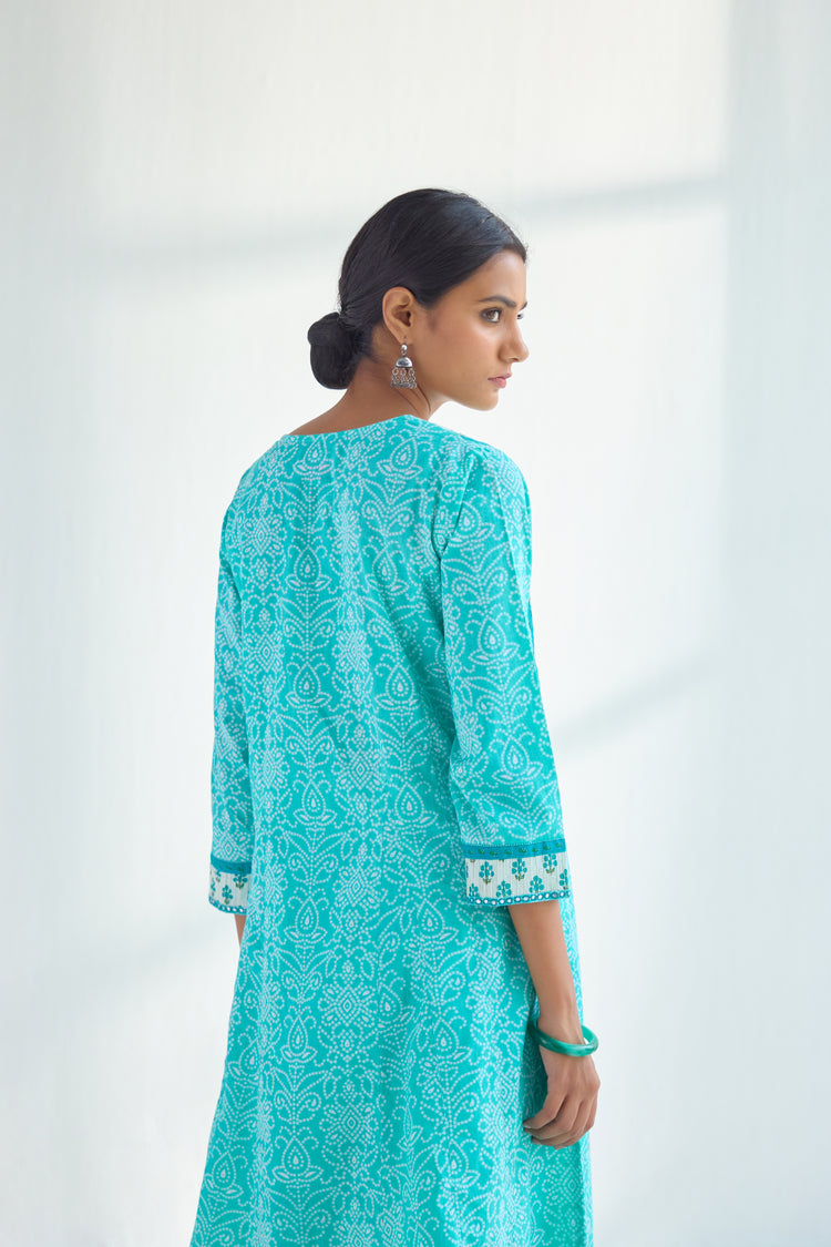 Baruni Kurta Turquoise (9418009575723)