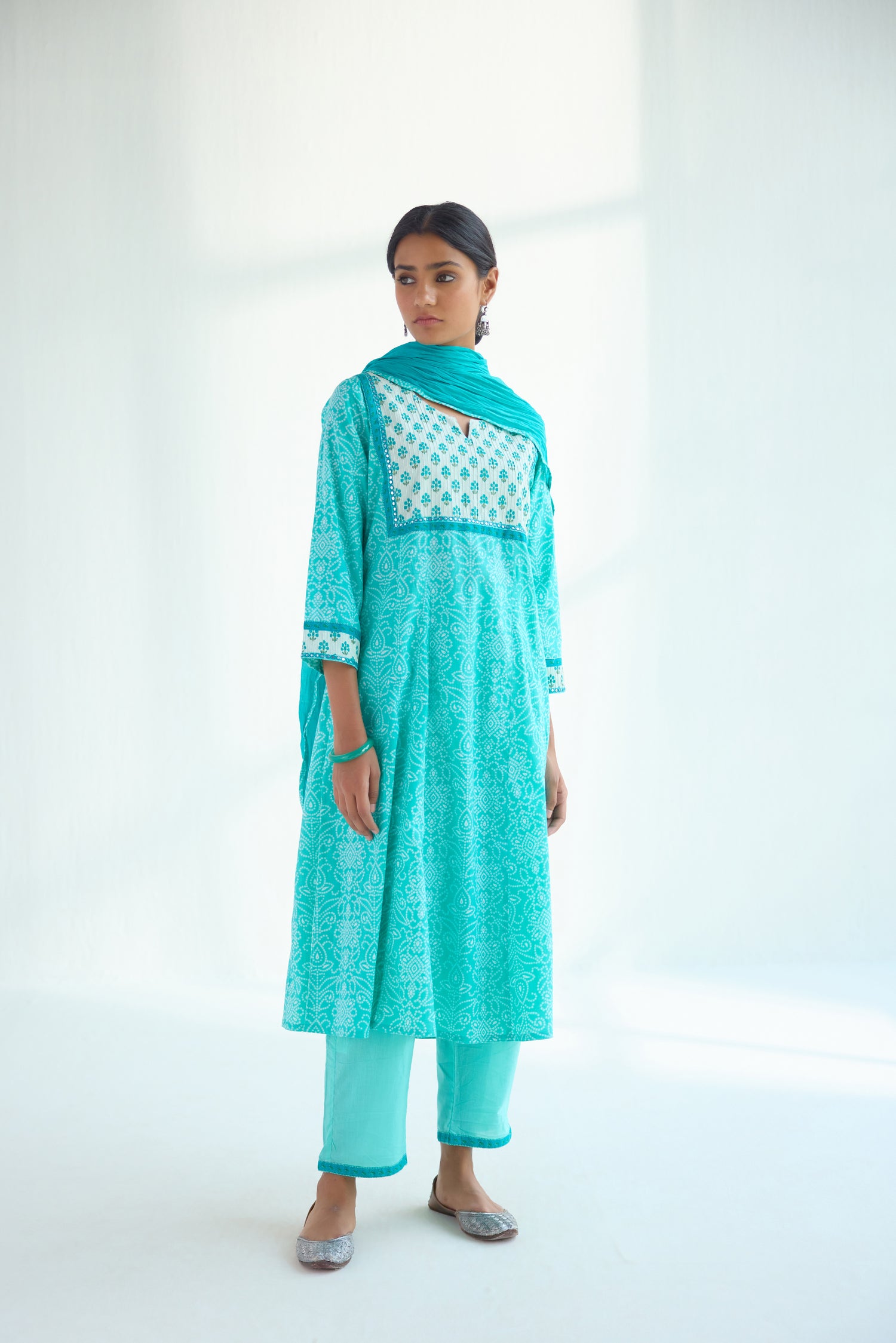 Baruni Kurta Turquoise (9418009575723)