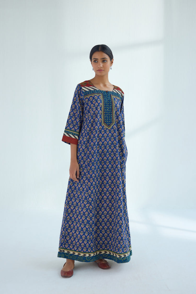 Rozana Caftan Blue (9477097259307)