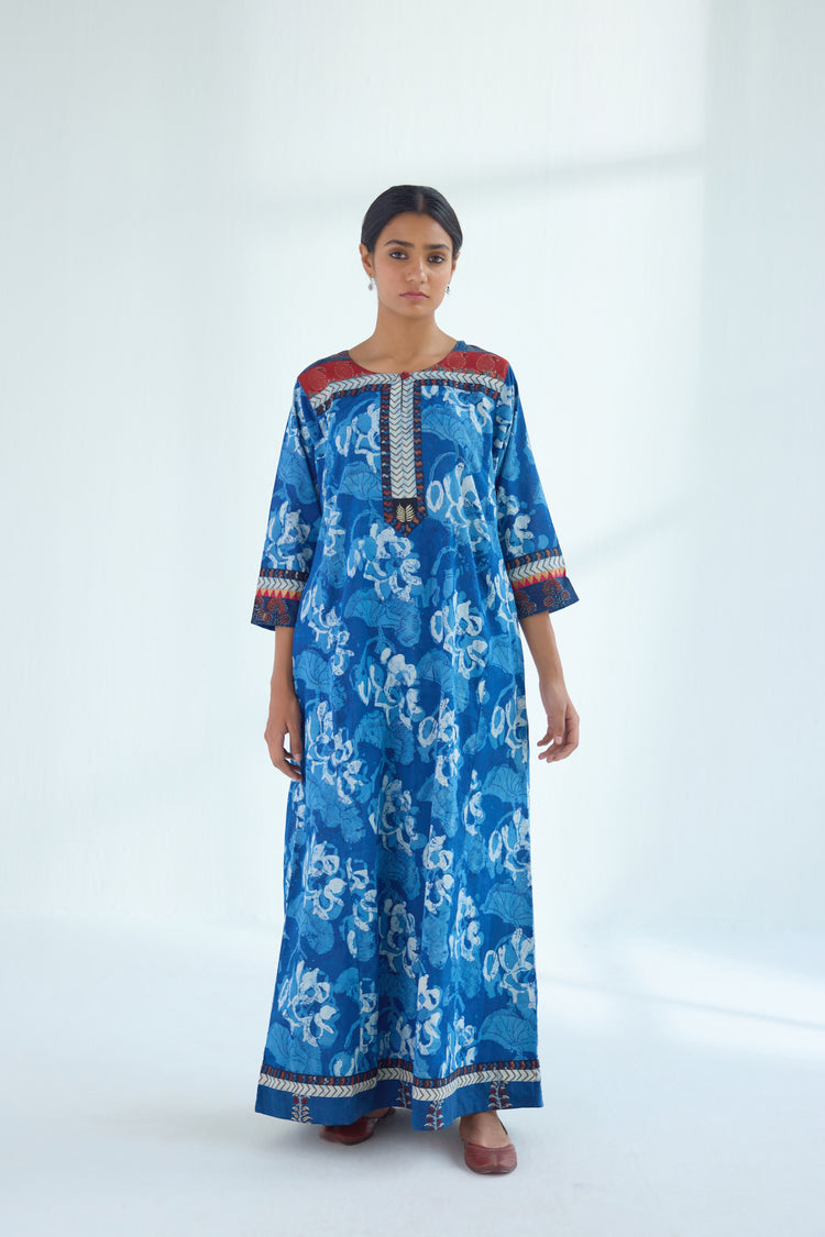 Rozana Caftan Indigo (9477124784427)