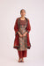 Rozana Kurta Grey Peach (9610050535723) (9610054271275)