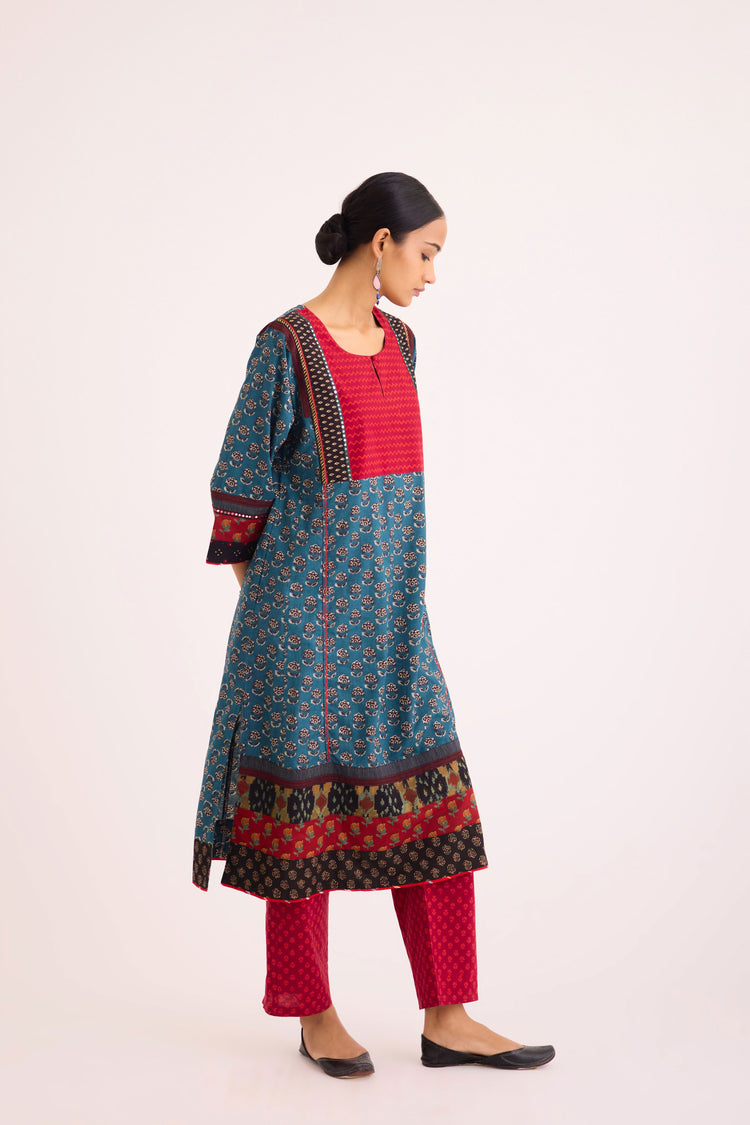 Adya Kurta Drak Teal Green (9619915342123) (9620110344491) (9620412825899) (9620420395307)