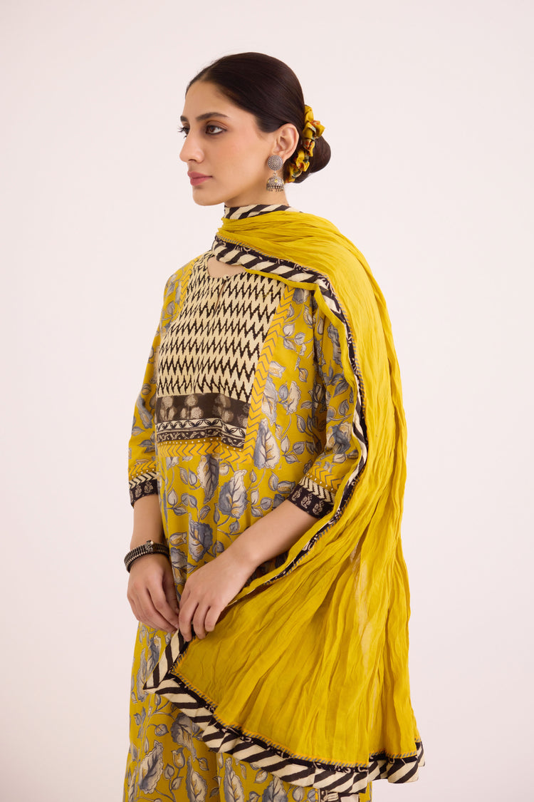 Rozana Dupatta Yellow (9627204452651)