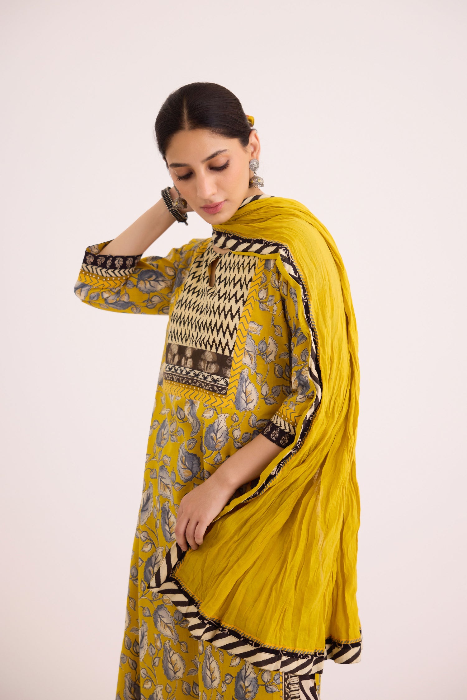 Rozana Dupatta Yellow (9627204452651)