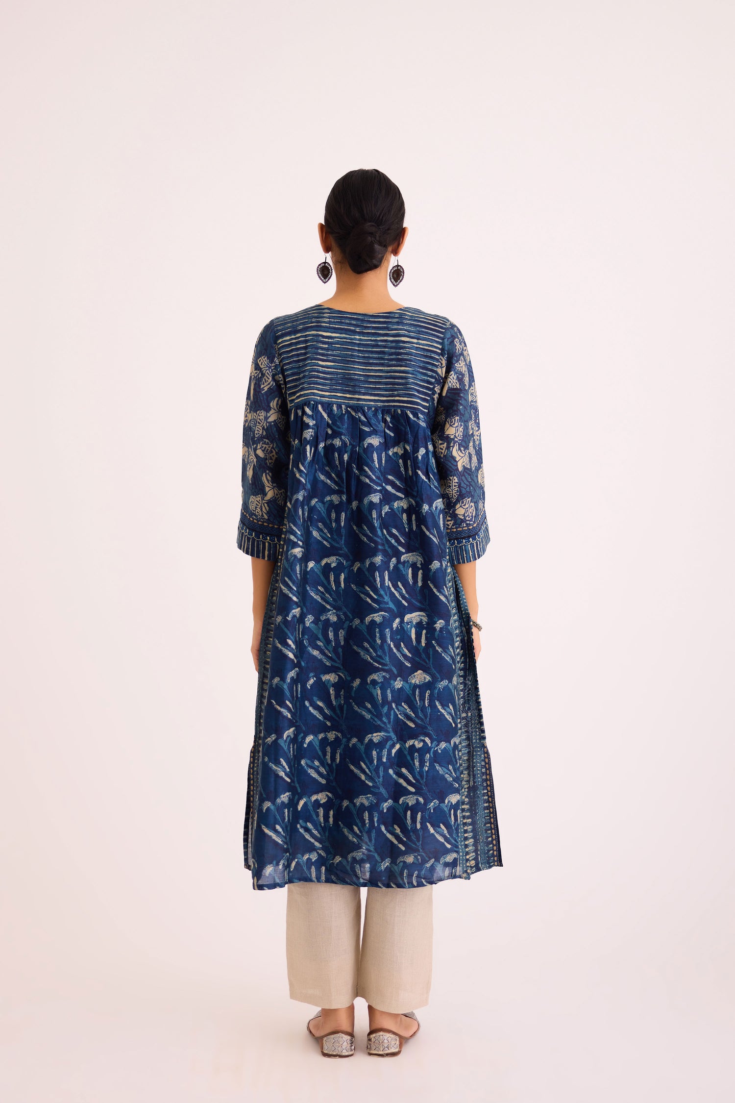 Banjara Kurta Indigo Off White (9610062954795)