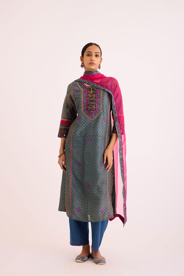 Medh Dupatta Pink (9610074161451)