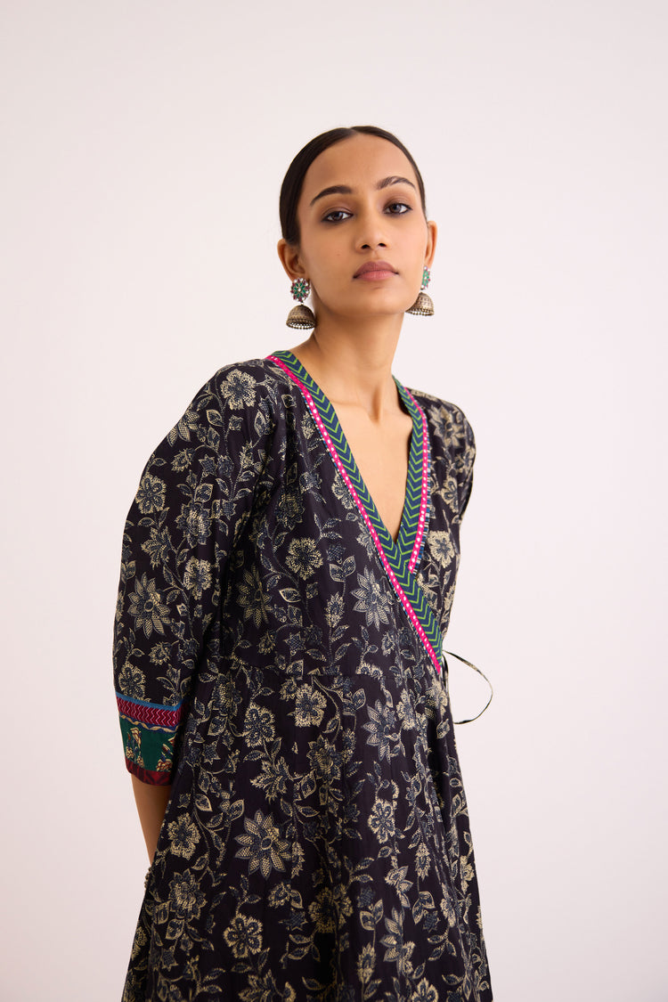 Nargis Kurta Black Pink (9610079764779)