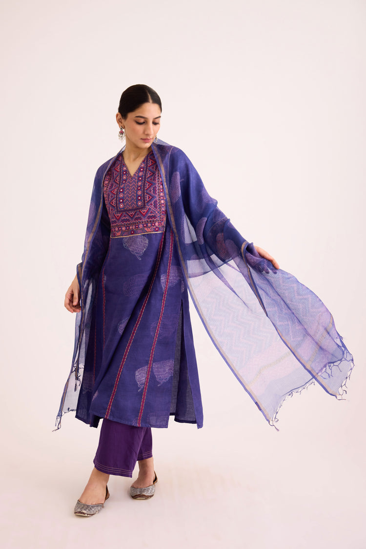 Tulsi Dupatta Purple (9608254587179)