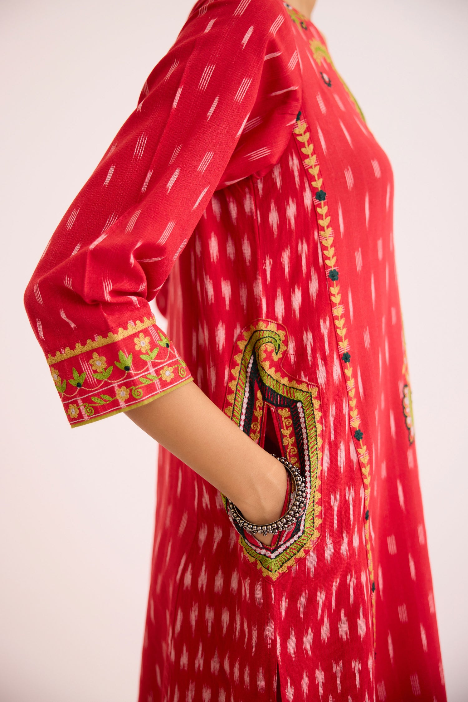 Siya Kurta Red (9625615663403)