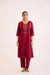 Dienne Kurta Maroon (9629088579883)