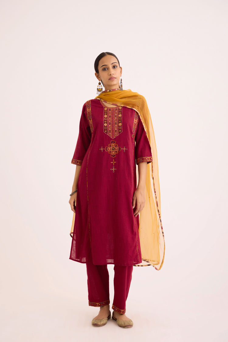 Dienne Dupatta Mustard (9629125214507)