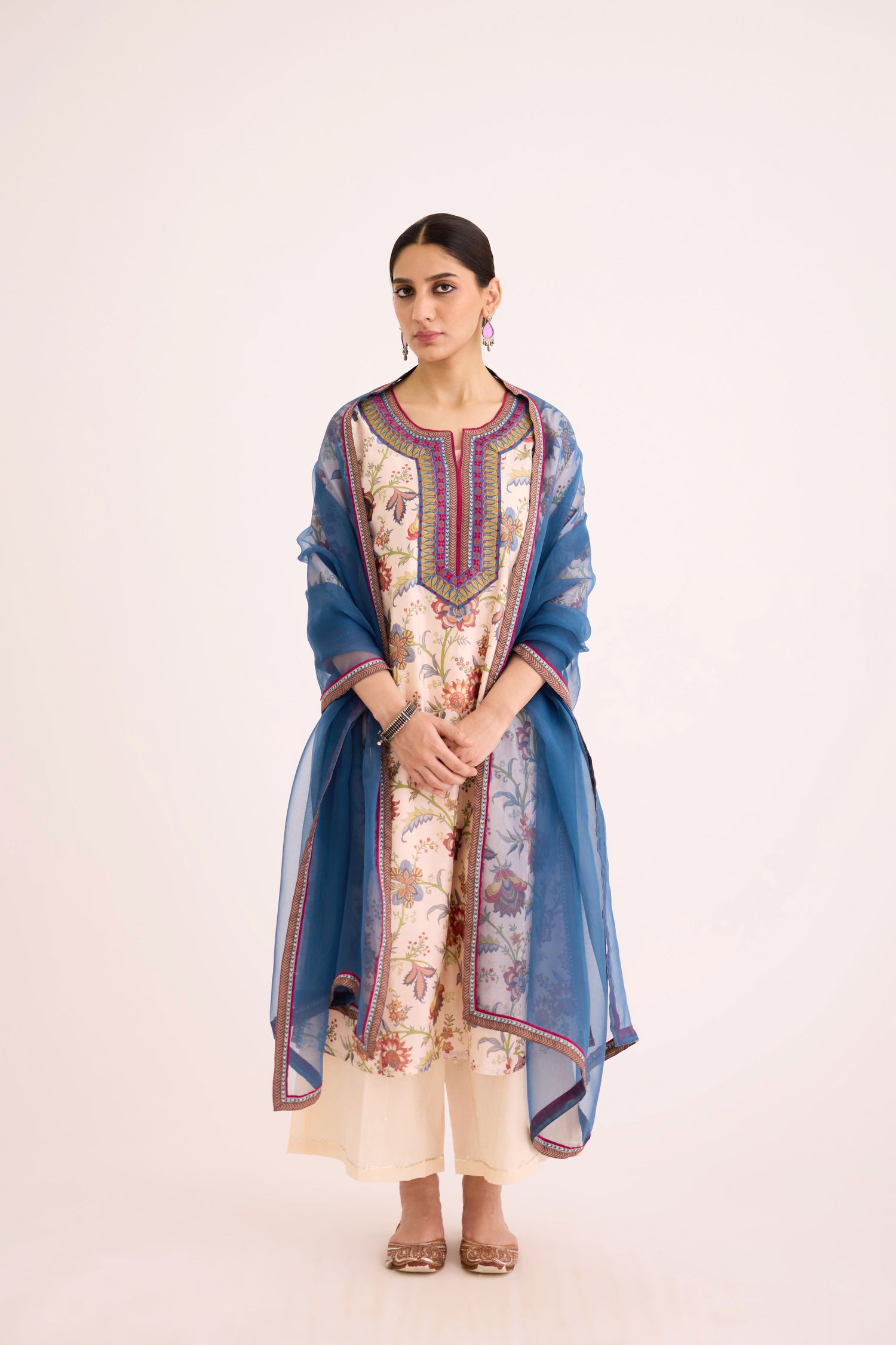 Medh Dupatta Blue (9610299113771)