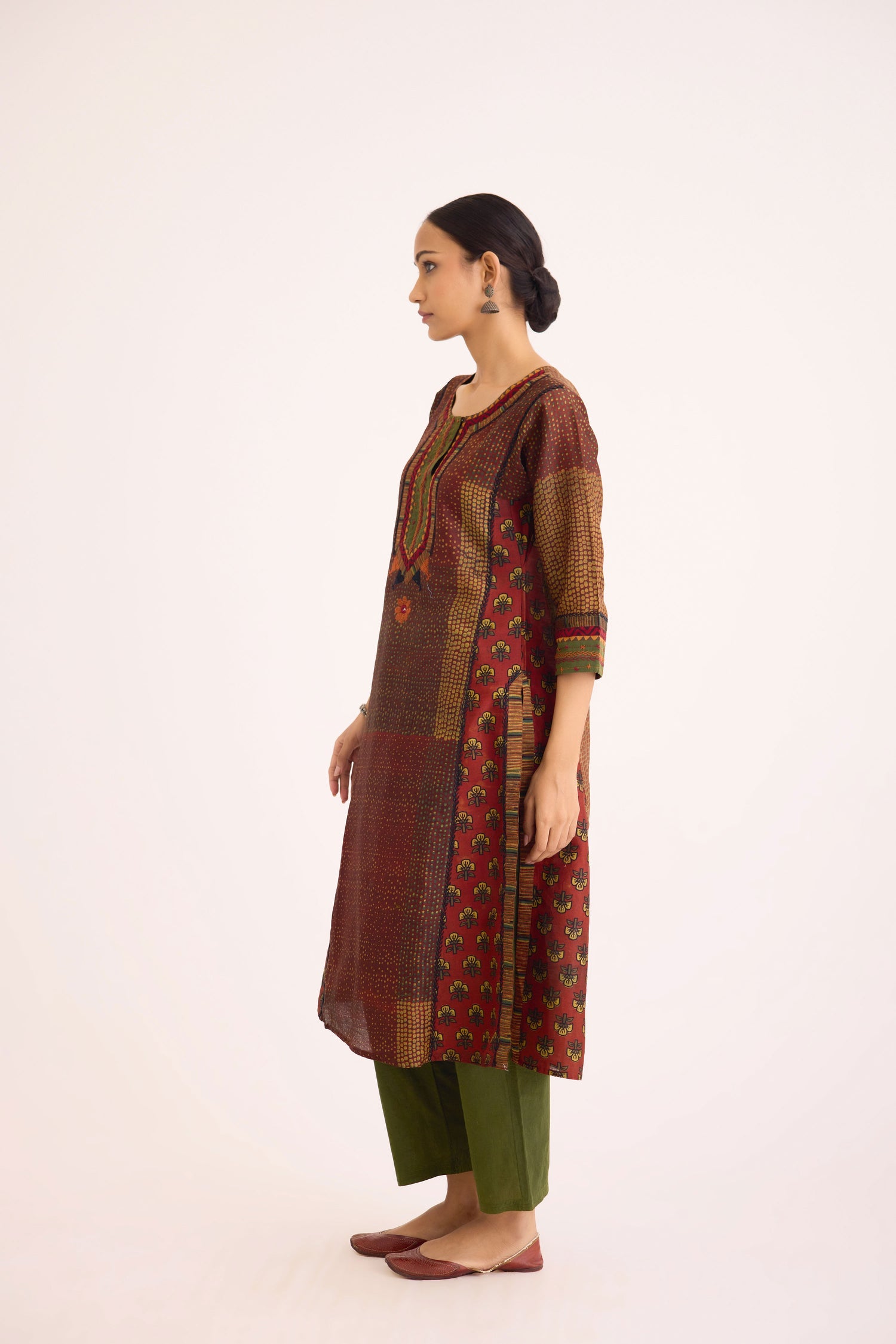 Rozana Kurta Rust Beige (9630224351531)