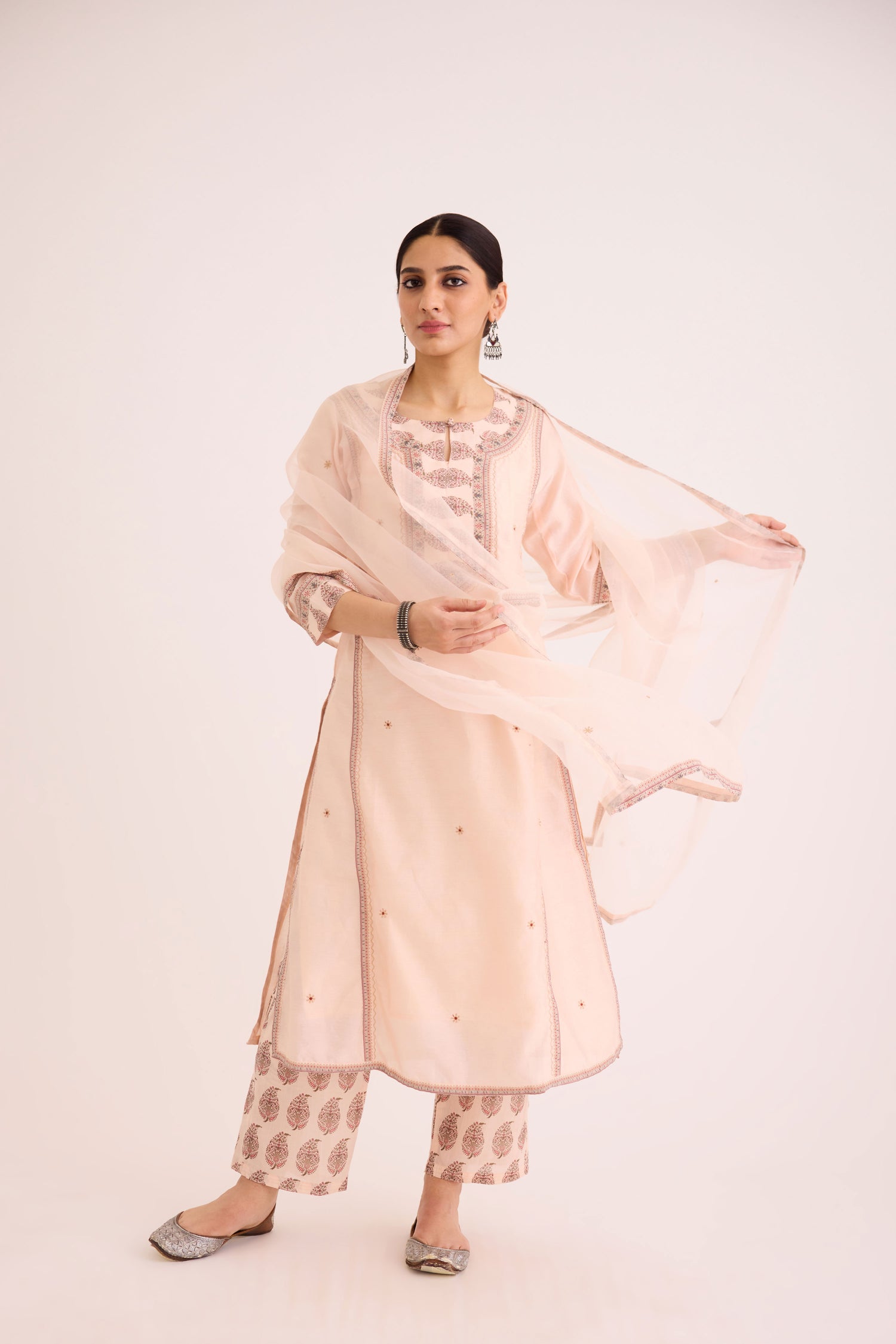 Rozana Kurta Cream (9625425740075)