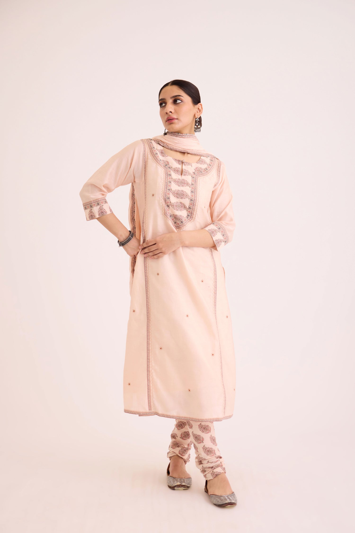 Rozana Kurta Cream (9625425740075)