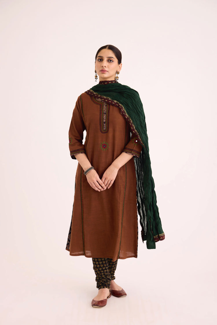 Rozana Dupatta Green (9638581240107)